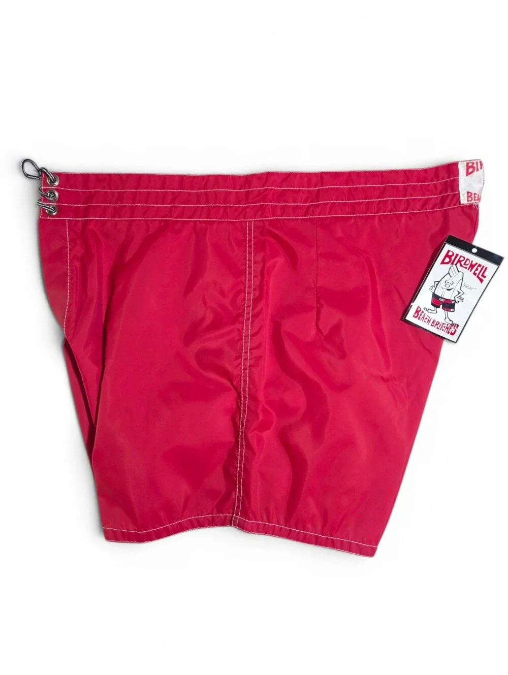 Birdwell Beach Britches Deadstock Vintage Men’s 40 Board Shorts Red Swim Trunks